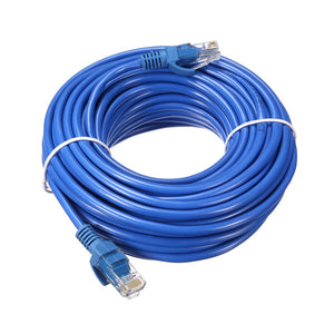 11m Blue Cat5 RJ45 Ethernet Cable For Cat5e Cat5 RJ45 Internet Network LAN Cable Connector