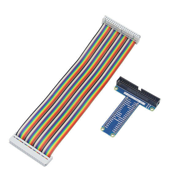 Caturda C0529 20cm Female to Female GPIO Cable + T Board Kit for Raspberry Pi