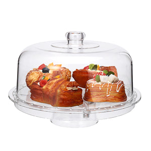 Clear Plastic Cupcake Cake Muffin Case Holder Container Box with Dome Cover