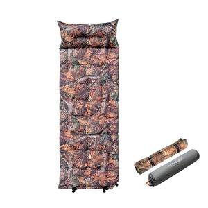 Trackman TM2103 Self-Inflating Outdoor Camping Mattress Moisture-proof Sleeping Pad with Pillow