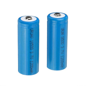 2Pcs URUAV 3.7V 1200mAh 1S 18500 Li-ion Battery for Frsky Taranis X-Lite Radio Transmitter