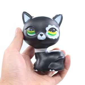 Cat Squishy Black Kitten 8CM Slow Rising Rebound Toys With Packaging Gift Decor