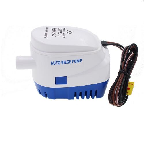 12V 24V 750GPH Automatic Water Bilge Pump For Boat Submersible Auto Pump With Float Switch Marine