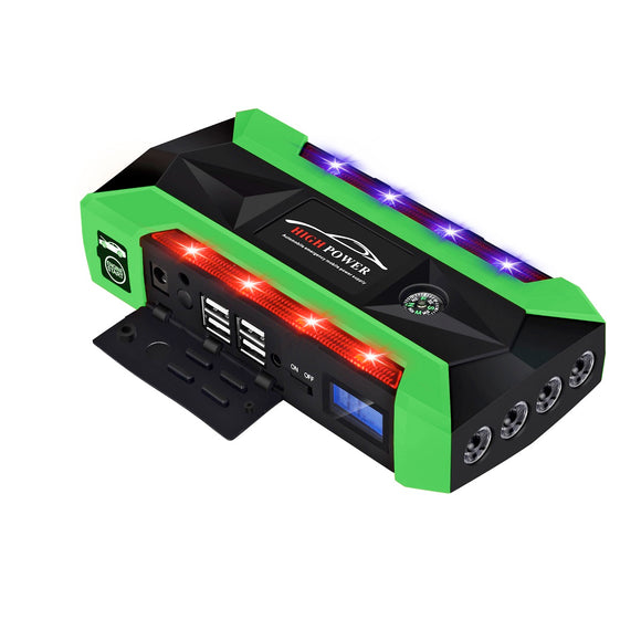 89800mAh Multifunctional Jump Starter Emergency Start Power with Safety Hammer