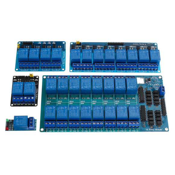 5V 1/2/4/8/16 Channel Relay Module Optocoupler For PIC AVR DSP ARM DSP