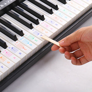 Debbie QT-005 Piano Keyboard Note Sticker for 61/88 key Electronic Keyboard