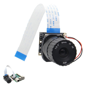 8mm Focal Length Night Vision 5MP NoIR Camera Board With IR-CUT For Raspberry Pi