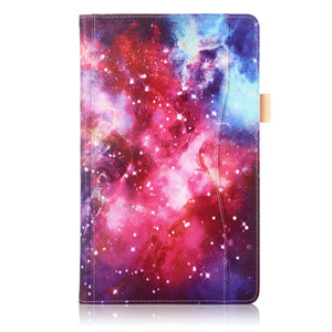 Folio Stand Printing Tablet Case Cover for Samsung Galaxy Tab A 10.5 T590 T595 T597 Tablet - Milky Way galaxy