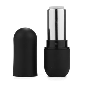 Matte Black Round Empty Lipstick Tube Lip Balm Refillable Container DIY Makeup Cosmetic Tool