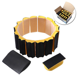 16Pcs Sanding Pad 40x100mm Shaped Hand Sanding Block Disc Grinding Sponge For Hook and Loop Sandpaper Abrasive Tool