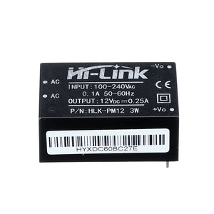 HLK-PM12 AC 110-240V to DC 12V AC-DC Isolated Switching Power Supply Module Power Step Down Buck Regulator