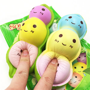 Squishy Fun Peas In A Pod Squishy Jumbo 15cm Slow Rising Original Packaging Collection Gift Decor