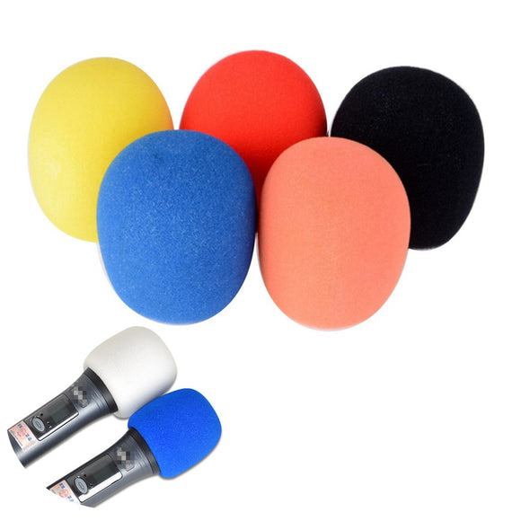 1Pair Randomly Color Musician's Gear Microphone Windscreen Black Foam