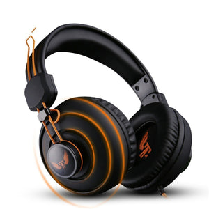 OVANN X7 3.5mm Plug Over-ear Stereo Deep BassGaming Headphone Headset With Mic