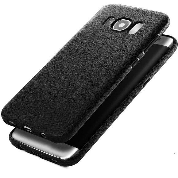 Soft TPU Silicone Ultra Thin Shockproof Leather Skin Back Cover Case for Samsung Galaxy S8