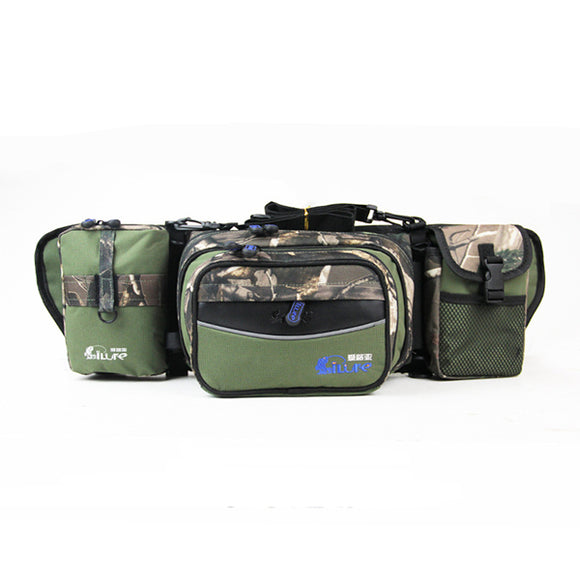 61x18x14 CM Multifunctional Fishing Rod Bag Waist Bag Fishing Tackle Bag