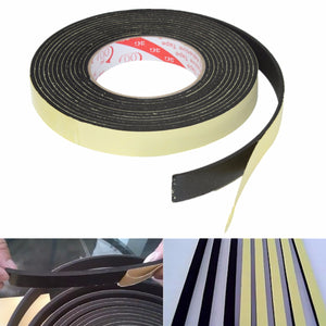 5m Black Single Sided Self Adhesive Foam Tape