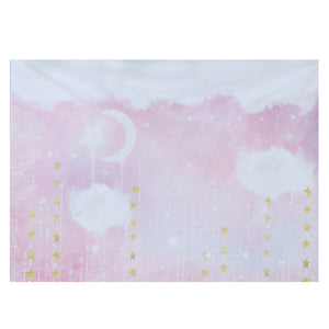 150*210cm Moon and Stars Photography Background Cloth Photo Studio Thin Vinyl Backdrop