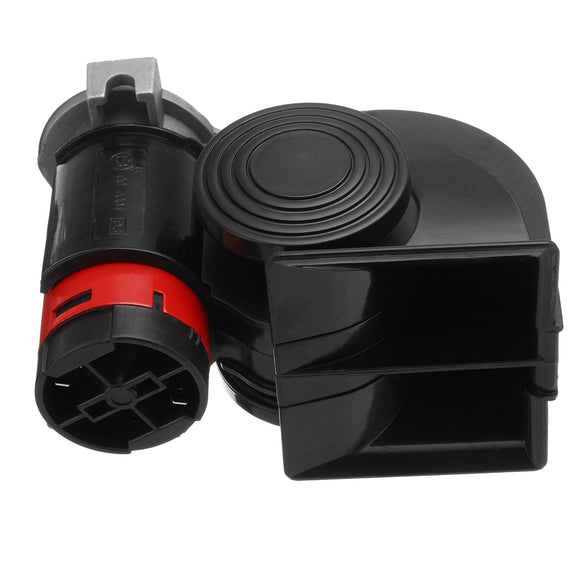 12V 139dB Electric Pump Air Loud Horn Compact Dual Tone for Car Truck Motorcycle