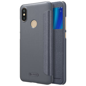 Nillkin Flip Sleep Function PU Leather Full Protective Case For Xiaomi Mi A2 / Xiaomi Mi 6X Mi6X