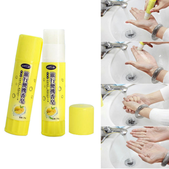 Portable Lemon Smell Handwashing Soap Clean Sterilization Bath Soap for Travelling Camping