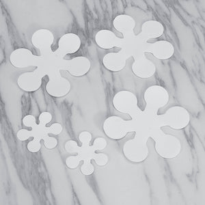 8Pcs Snowflake Style Non-slip Stickers Home Bathroom Bath Tub Anti Skid Tape Waterproof Decorations