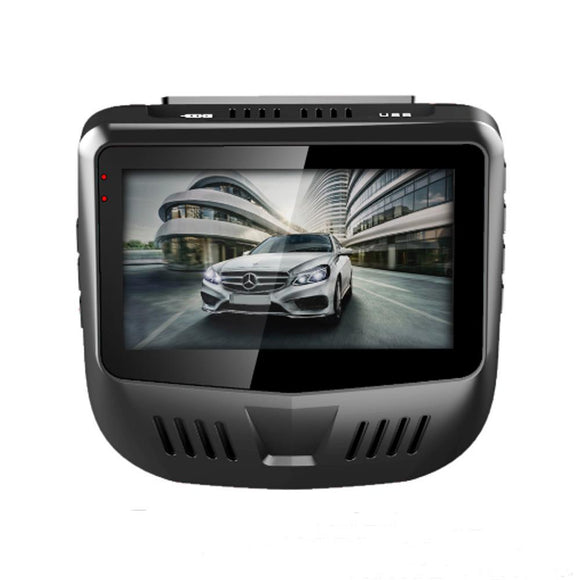 T689D Concealed Front And Rear Dual-way Driving Recorder Car DVR Built-in GPS