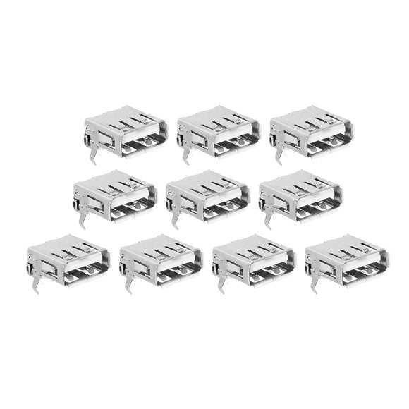 10pcs AF90 Degree Type A female Socket Connector USB Charging Socket USB Socket Interface Connector