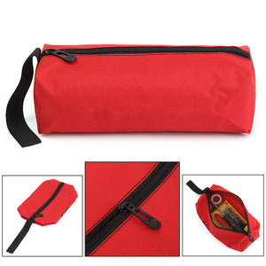 Electrician Oxford Canvas Waterproof Storage Tool Bag Utility Bag Repair Hand Toolkit Metal Screws Drill Plier Wrench Organizer