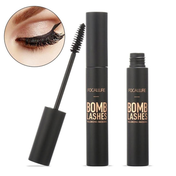 FOCALLURE Black Mascara Volume Curled Lashes Waterproof Curling Eyelash Lengthening