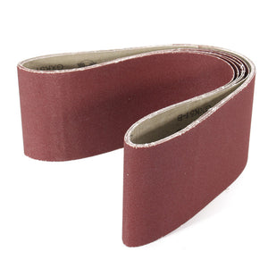 5pcs 100x915mm 180 Grit Sanding Belts Aluminum Oxide Abrasive Sanding Belts