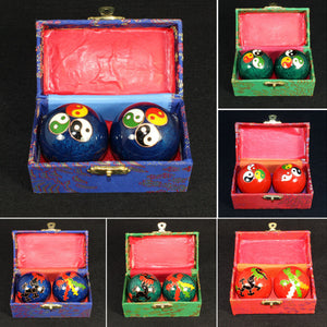 47mm Zen Meditation Balls Chinese Baoding Ball Health Stress Exercise Relief