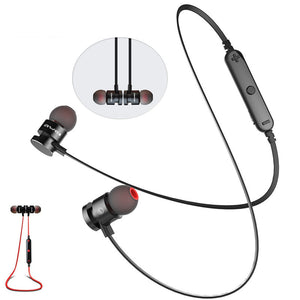 Awei Wireless bluetooth Earphone Magnetic Adsorption Sports Headphones Headsets with Mic