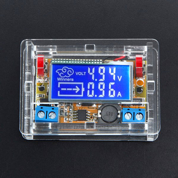 Winners DC-DC Step Down Power Supply Adjustable Module With LCD Display With Housing Case