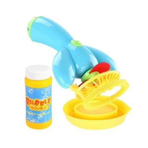 Cikoo Electric Bubble Gun Toys Automatic Bubble Machine Bubble Blowing Toy Essential  In Summer