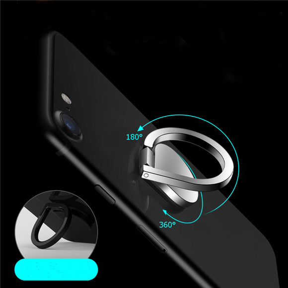 Universal 360 Rotation 180 Foldable Ring Bracket Phone Holder Desktop Stand for iPhone Samsung