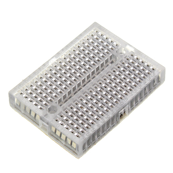 Mini Breadboard Protoboard DIY Kit Universal Transparent Solderless SYB-170 Breadboard 170Tie-points Prototype Boards 35X47MM