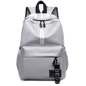 Women Fashion Alphabet Printing Leisure Backpack