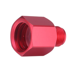 Adapter Converts CO2 Tank to Standard 5/8-18 Male Fitting & TR21-4 Female Fitting Red