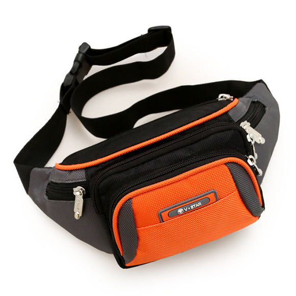 Women Multi Pockets Sports Waist Bags Men Waterproof Running Crossbody Bags