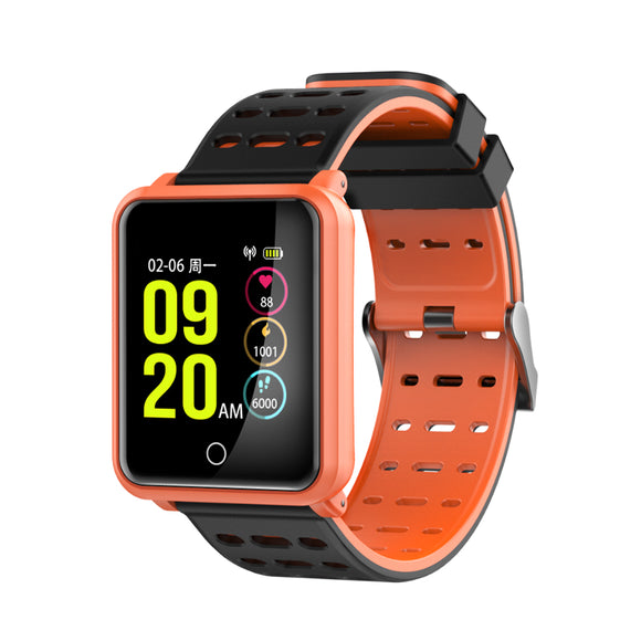 N88 1.3 inch Large Screen IP68 Waterproof Smart Bracelet Blood Pressure Heart Rate Smart Watch