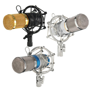 BM-800 Pro Condenser Dynamic Microphone Mic Sound Audio Studio Recording with Shock Mount