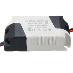 AC85-265V To DC9-18V 3-5W 300mA LED Light Lamp Driver Adapter Transformer Power Supply