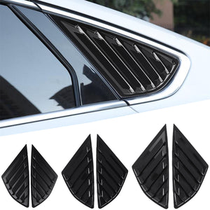 Car Rear Quarter Panel Side Vent Window Louvers Cover for Ford Fusion Mondeo 4 Door