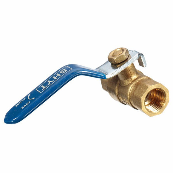 Brass Ball Valve 1/4 Inch Female NPT Full Port 600 WOG- UL Listed FM Approved Valve