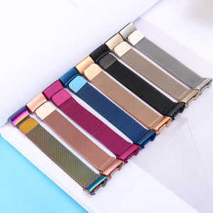 Colorful Milanese Strap Replacement Stainless Steel Watch Band for Fitbit Charge 3