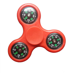 MATEMINCO EDC Tri-Fidget Hand Spinner with Compass Adult Toys