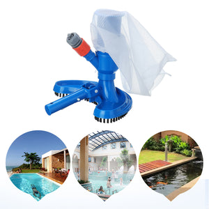 Swimming Pool Cleaning Tool Pond Jet Vacuum Brush Skimmer Cleaner Spa Tool Fast Cleaning Debris Pickup Removal Pond Bag Rake