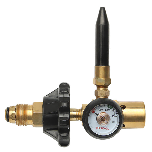 Helium Tank Latex Balloon Inflator Regulator With Gauge For G5/8 Tank Valves