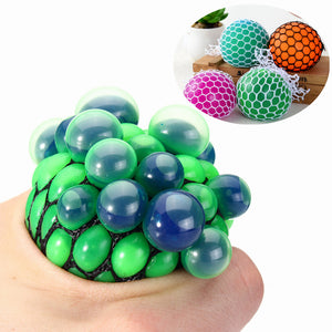 Squishy Mesh Ball Sensory Fun Toy Fiddle Fidget Stress Autism ADHD Random Color